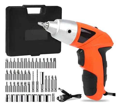 Taladro y Destornillador Eléctrico 45PCS – Potencia y Versatilidad en un Solo Set